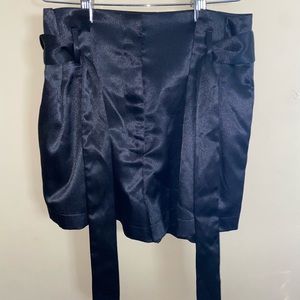 Black short shirt w/ belt